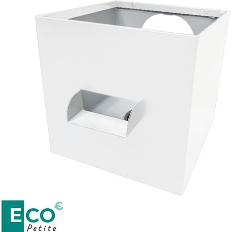 Boîte à eau B3 en alu 7/10ème ECO - format carré - naissance Ø 70mm - ALUHOME