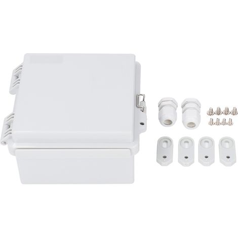 Ortviai Boîtier d'encastrement étanche IP67 en ABS 150 x 150 x 90 mm pour alimentations, équipements satellites et applications marines