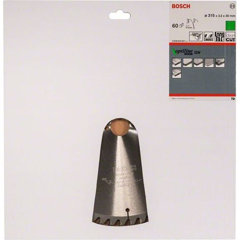 Bosch PRO Holz KSB,315x3.2x30mm,T80 - 2608640651