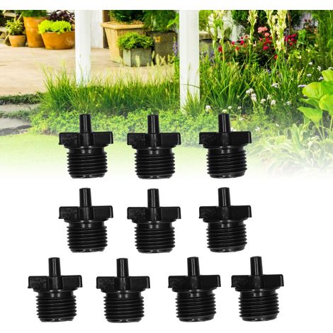 50 raccords plats mâles G1/2 6 mm pour buses de brumisation et arroseurs d'irrigation (1/5)