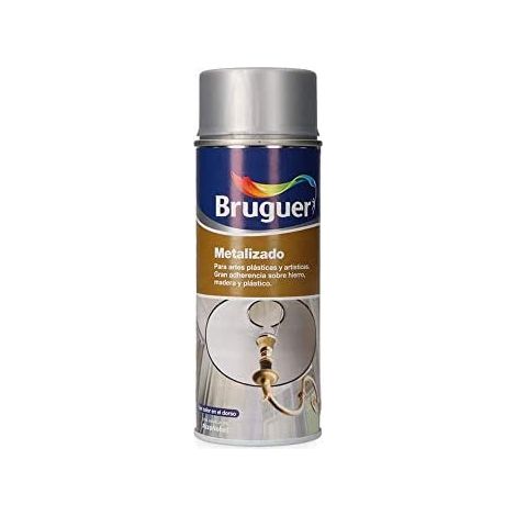 Metallisiertes Spray Silber 0,4 l 5198002 BRUGUER