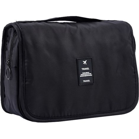 Sac De Toilette - 22 X 12 X 10 Cm - Crochet De Suspension - Organisateur Cosmétique Portable Pour Voyage Et Salle De Bain - 1 Pièce (1/5)