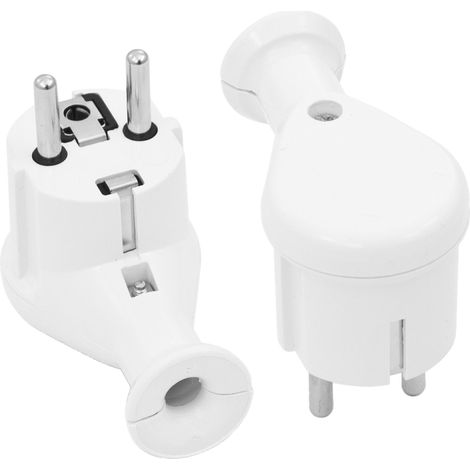 Conjunto de 5 enchufes Awtools, modelo WT-50, ideal para uso doméstico e industrial, color blanco, diseño compacto, fácil instalación, alta durabilidad y confiabilidad.