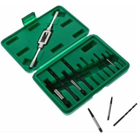 Pair - 11 Pièces/Boîte Extracteur De Fil Cassé Goujons Extracteur De Boulon Cassé Ensemble D'Extracteur De Boulon Porte-Embout Endommagé Extracteur De Dénudé Kit D'Extracteur De (1/5)