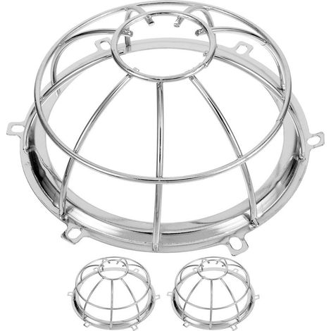 Lot de 3 couvercles pour têtes de sprinklers : Cage métallique Robuste de 17,3 x 6,9 cm (6,8 x 2,7 Pouces) avec boîtier de Protection pour détecteur de fumée, idéale pour Les Maisons (1/5)