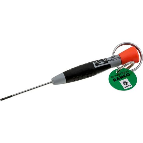 Cacciavite di precisione Bahco ph0x50 acciaio inossidabile testa girevole