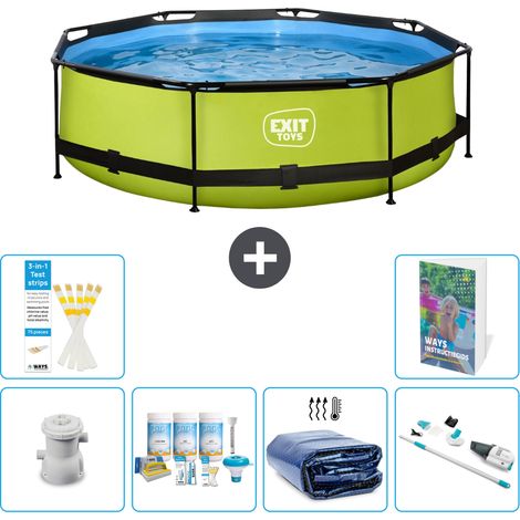 Exit Pool Rund - 300x76 cm - 7-teilig S310