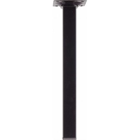 Möbelfuß Viereckig Schwarz 250 mm - pro Stück