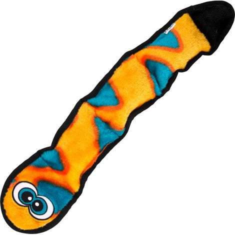 Kyjen KYJE0155E Gioco Peluche Snake Extreme con 3 Squeak, Multicolore (1/5)
