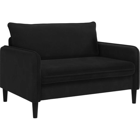 Sillón XXL Negro Terciopelo vidaXL (1/5)