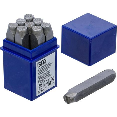 Chiffres à Frapper 8 mm - Acier, Lot de 1 - Marquage Durable et Précis - D-Work (1/5)