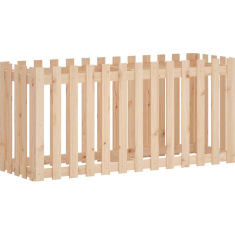 Maison Exclusive - Hochbeet Lattenzaun-Design 150x50x70 cm Massiv