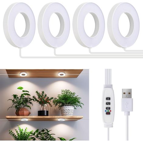 Filiyano – Lampe de croissance - Lampes horticoles pour plantes - Lampes de croissance plafonnier pour plantes en pot - 192 LED à spectre complet (1/5)