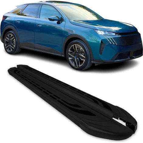 OMAC Marchepieds Latéraux pédale Compatible avec Peugeot e-3008 2024-2025 Noir Aluminium 2Pcs (1/5)
