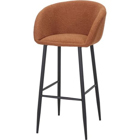 AUTRES Tabouret haut tapissé avec un style contemporain - modèle 063 - citrouille (1/4)