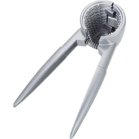 Nussknacker, Flaschenöffner aus Kokosnuss und Haselnüssen (silber) (1/5)