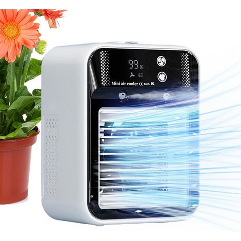 Climatiseur Portable Ventilateur 2 vitesses avec refroidissement évaporatif (1/5)