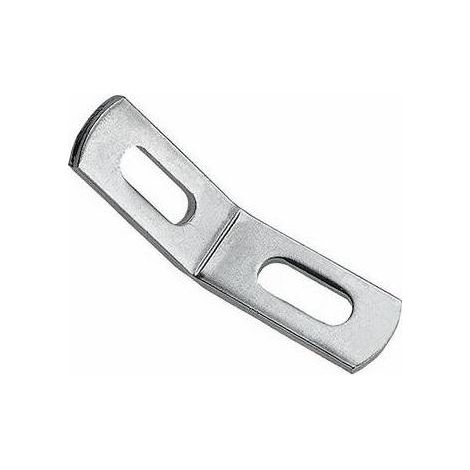PIASTRA ANGOLARE 135° CON DUE ASOLE Misura: 60x60x25
