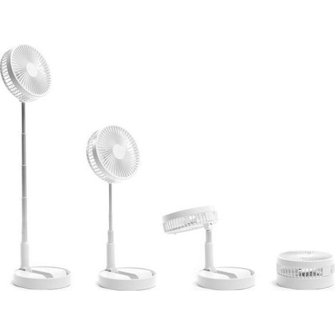 Ventilateur Portable 3 en 1 - CELLUSTOP - Rechargeable USB - Pliable - Silencieux - 4 Vitesses (1/5)