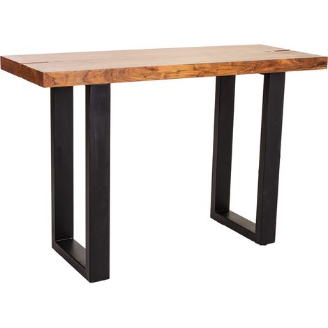 Recibidor de madera y metal negro 120x45x75 (1/5)