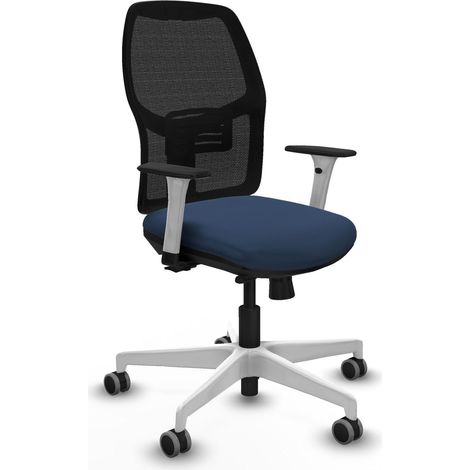 Chaise de bureau piqueras y crespo Alfera blanche 120 kg (1/2)