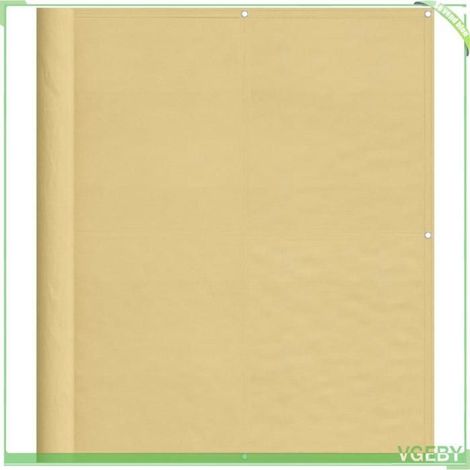 Écran de balcon - FAFEICY - 4000036 - 120x400 cm - 100% polyester Oxford PU - sable (1/5)