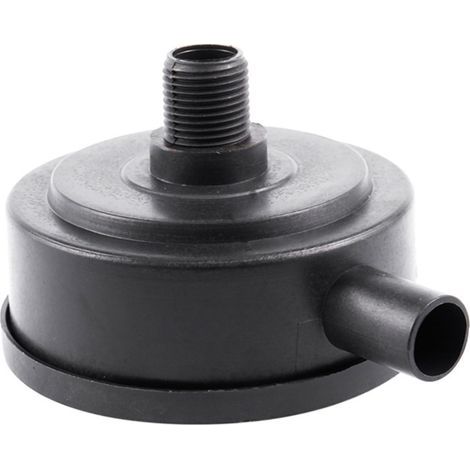 Luftfilter für Kompressor, geräuscharm – Männliche Gewinde 20 mm – Schwarz, Filter und Druckregler