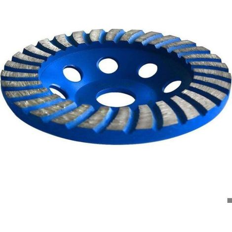 Disque diamant ponçage béton - - 125 mm - Meuleuse béton - Surfaçage polyvalent - Compatibilité universelle (1/4)