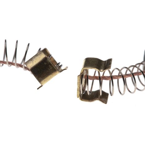 vhbw 2x balais charbon 6 x 9 x 12 mm compatible avec Makita HP1501, HP1500, FS6300 Type 1, FS6300 Type 2, FS6200TP, HP1200 outil électrique