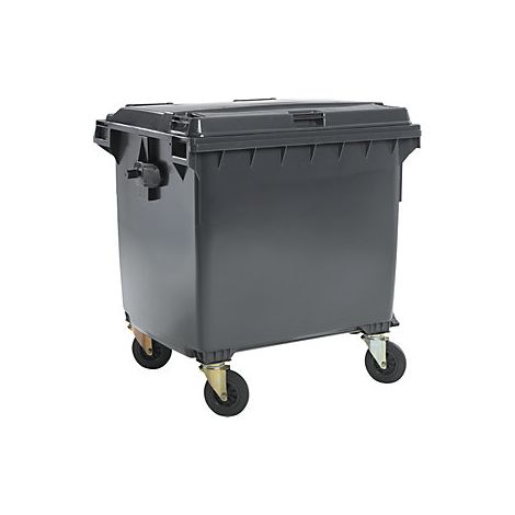 Müllcontainer aus Kunststoff  DIN EN 840  Volumen 1100 l 