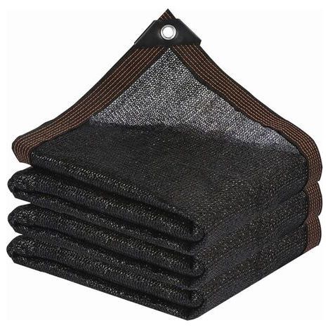 Toile d'ombrage 3 x 4 m en polyéthylène haute densité – Maille plate et lisse – Renforcement des coins pour résistance à la traction (1/4)