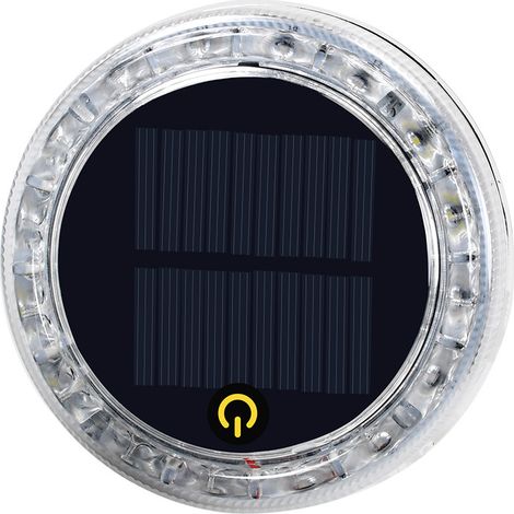 Feu arrière anti-collision solaire clignotant pour camion, feu de signalisation circulaire coloré-AquaForge (1/5)