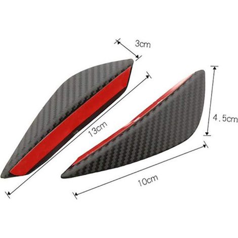 Aerodynamischer Frontspoiler, Seitenflügel, Deflektoren und Stoßstangendiffusor aus Kohlefaser, Kohlefaser-Muster, Auto-Tuning-Kit (1/4)