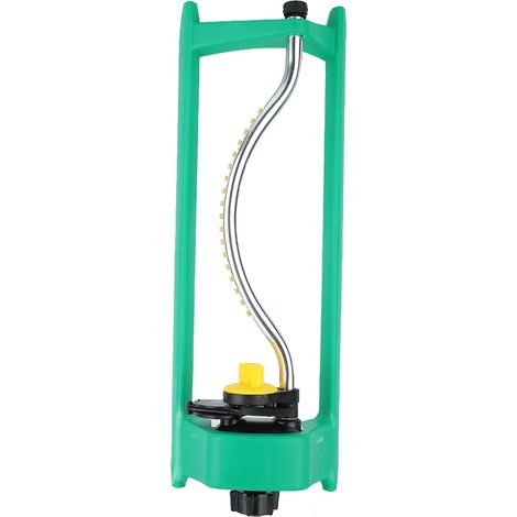 Arroseur oscillant automatique rotatif pour jardin pelouse en ABS et aluminium portée 15m réglable (1/5)