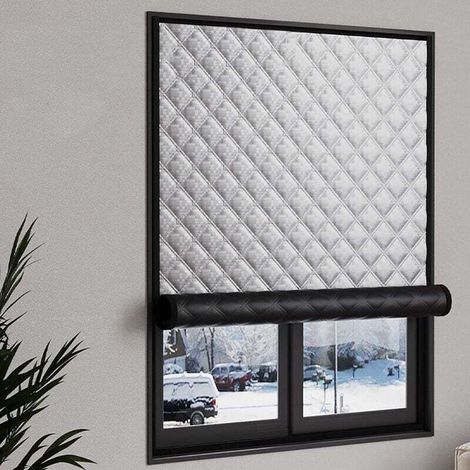Selbstklebende Winterfenster-Isolierfolie, Wärmedämmfolie für Winterfenster (Breite 120 cm x 150 cm)