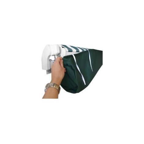 LAN Gartenmarkise, Aufbewahrungstasche mit UV-Schutz – staubdicht – wasserdicht gegen Schnee und Regen, für Garten und Terrasse (3 m, Grün) (1/5)