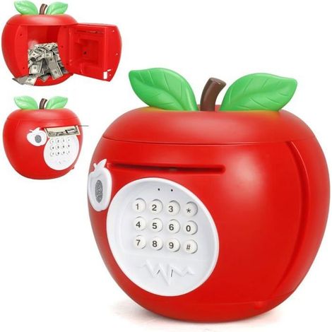 Tirelire électronique pour enfants, avec mot de passe et empreinte digitale, cadeau pour garçons et filles, cadeau de Noël (1/5)