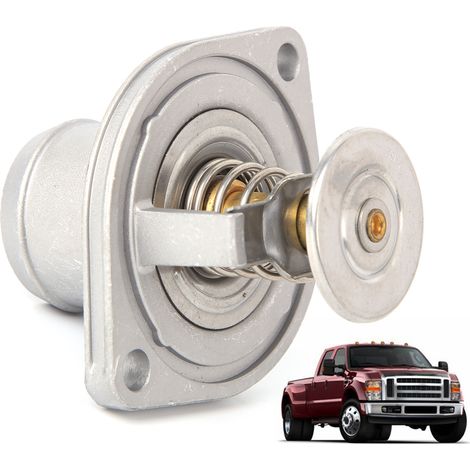 Thermostat mit Dichtung 3C3Z8575AA für Ford Super Duty F-250 F-350 F-450 F-550 E-350 E-450