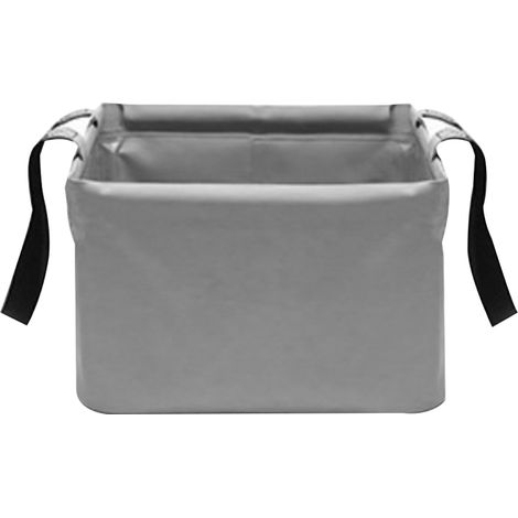 Bassine de nettoyage pliable et portable pour le camping et les voyages. Seau carré pliable idéal pour le camping, la vaisselle, le linge, la pêche, la randonnée et les activités de plein air. (1/5)