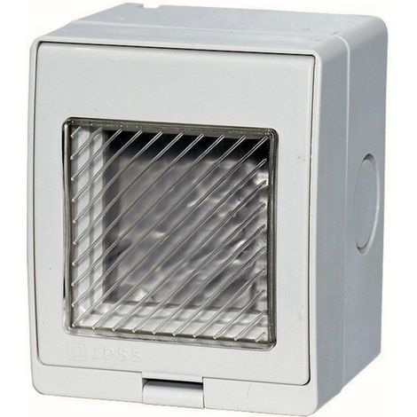 Atlo Außensteckdose Elegant Grau IP55