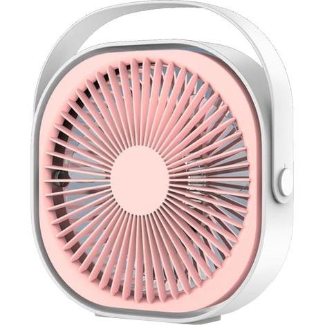 Ventilateur bureau USB 6 pouces rechargeable 4000 mAh, rotation silencieuse, mini refroidisseur portable pour maison bureau voyage été (1/5)