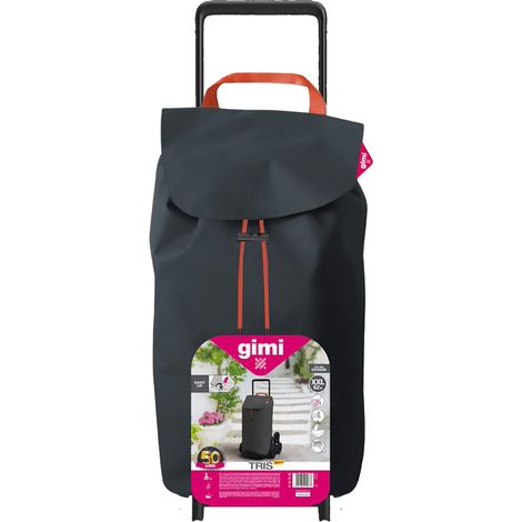 TROLLEY PORTASPESA 'TRIS' colore grey eboni - GIMI