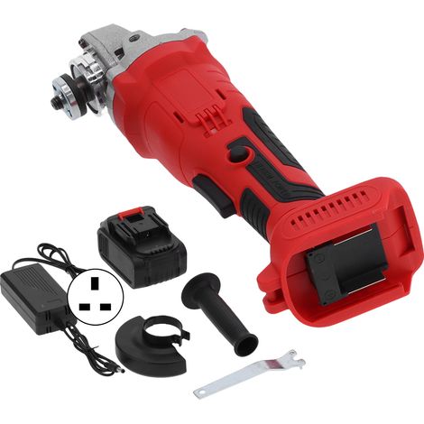 Meuleuse sans fil rechargeable électrique portable pour coupe polissage, tension AC 80-240V, brosse sans balais, fiche UK (1/5)