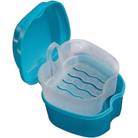 Étui pour prothèse dentaire 2024, boîte de bain en plastique pour fausses dents, boîte de rangement pour appareil orthodontique et protège-dents. (1/5)