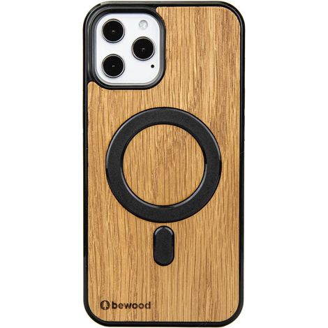 Custodia in legno Bewood per iPhone 12 Pro Max, colore quercia, MagSafe (1/5)
