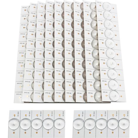 100 pièces LED SMD 6V avec filtre lentille optique pour réparation téléviseur LED 32-65 pouces pièces détachées bandeau LED (1/2)