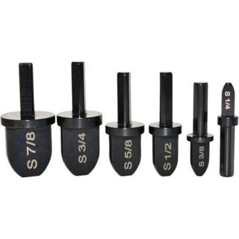 Lot d'outils avec embouts de perage + extension de tubes en cuivre pour visseuse ou perceuse, set de forets pour outil presser, 6 pices (1/5)