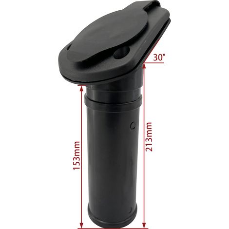 Accessories for boats and kayaks, nylon fishing rod holders, rod holders, fishing accessories, boat accessories, black nylon fishing rod holders with a flat bottom.--DTEKGAZ (1/3)