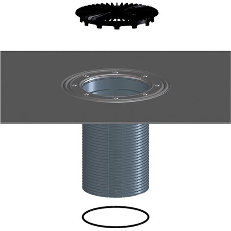 Prolunga con guaina bituminosa incl. O-ring per HL3100 e HL5100T