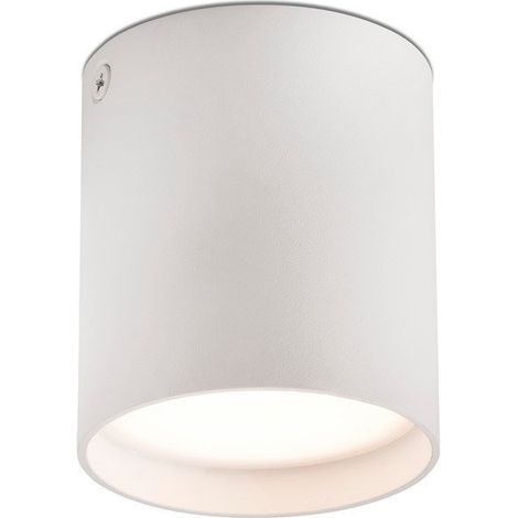 Faro Barcelona Foco redondo LED de superficie HARU blanco, 6W 350Lm 3000K, Ø7cm H8cm (1/7)